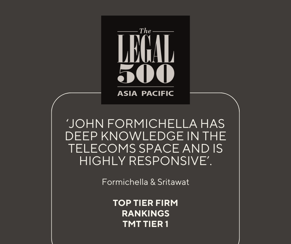 The Legal 500 Asia Pacific. John Formichella 20223