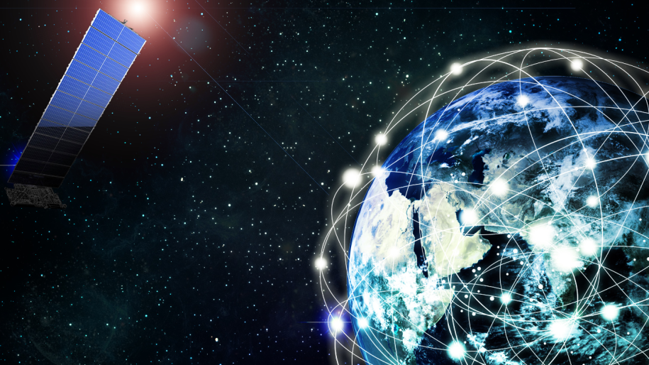 space telecom satellite